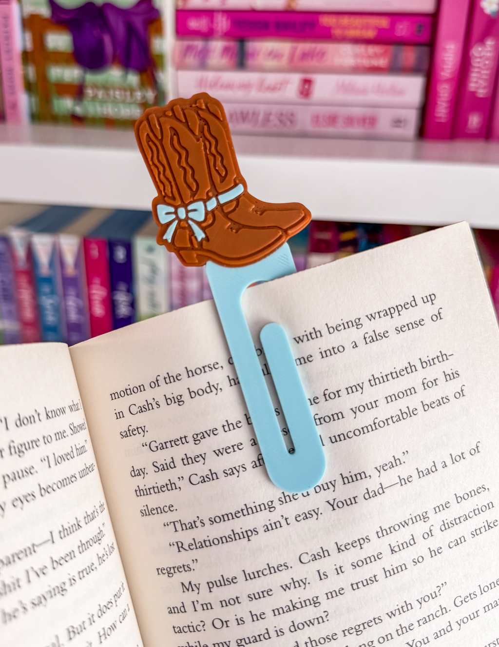 Cowgirl Boot Bookmark