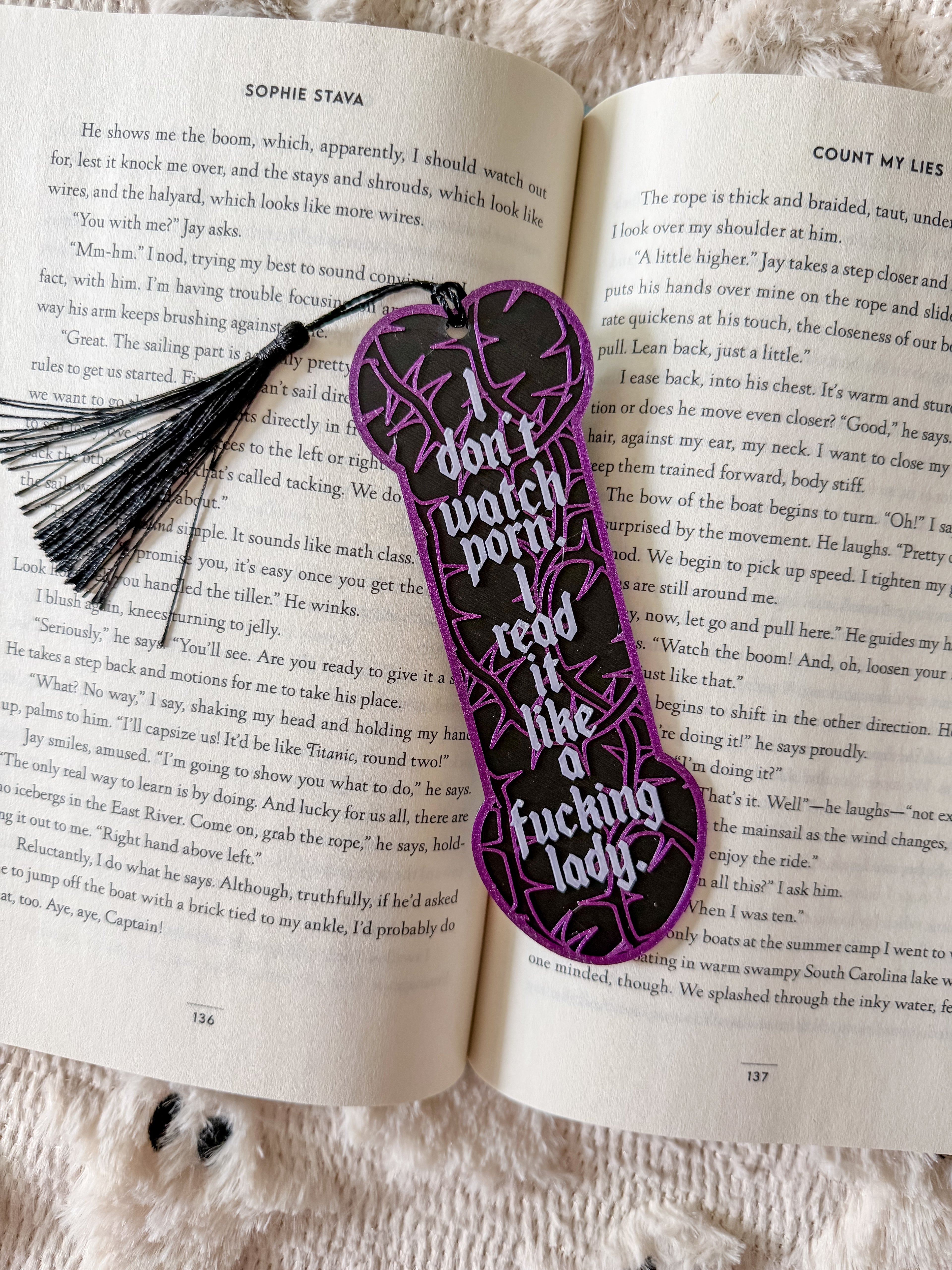 Spicy Richard Bookmarks | Purple Diamond Edition
