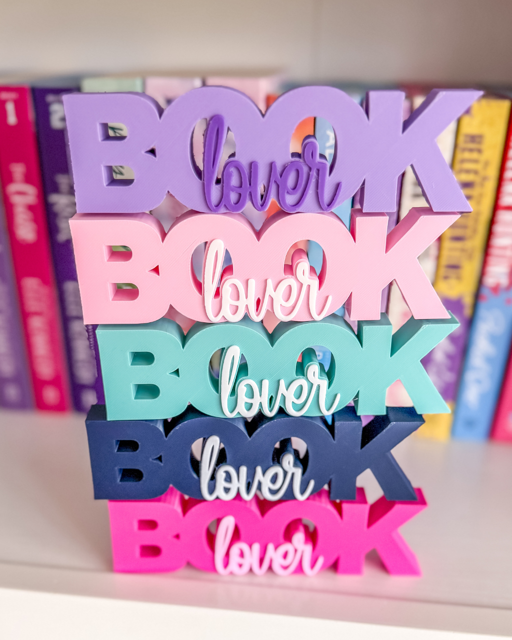 Book Lover Shelf Sign