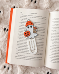 Pumpkin Spice Ghost Bookmark