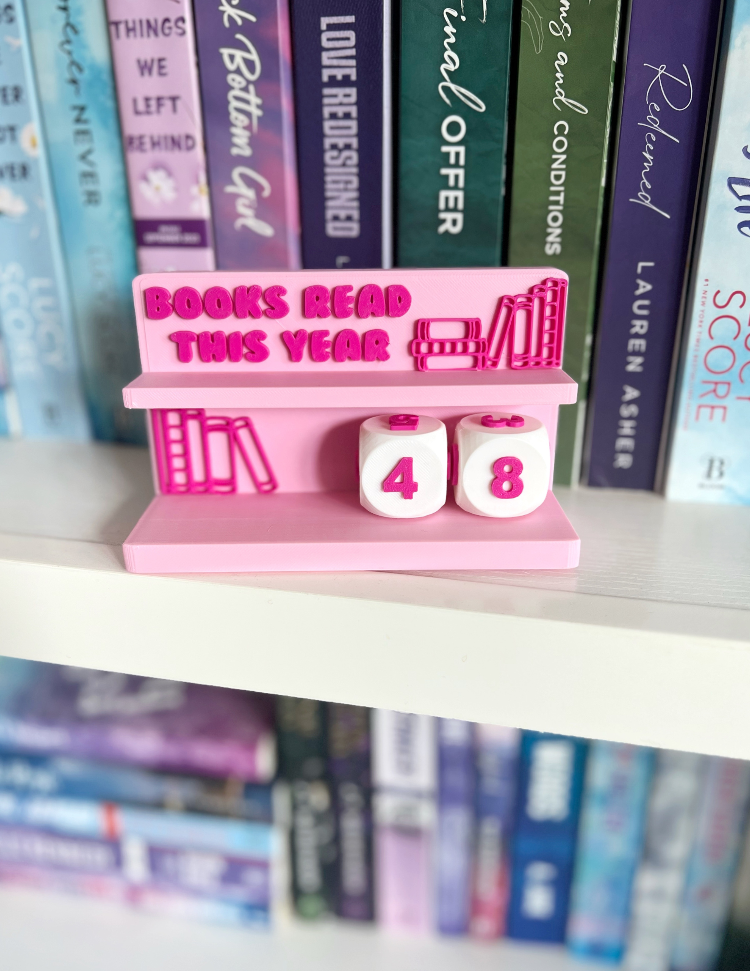 Valentine Books Read This Year Counter | Reading Tracker