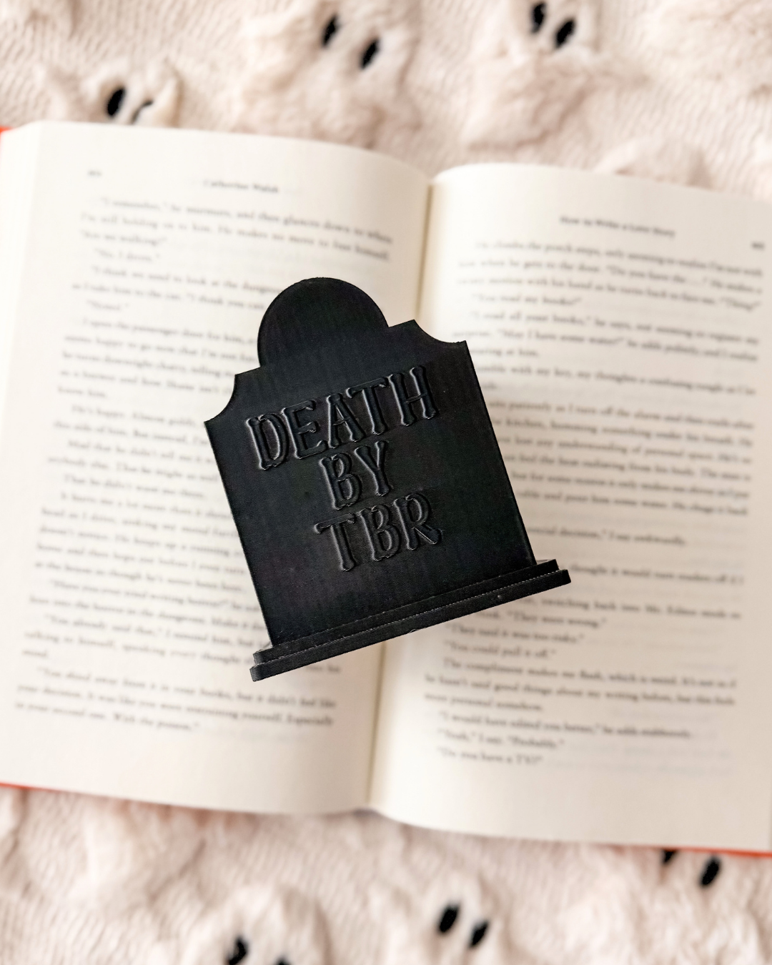 Death by TBR Bookmark Holder