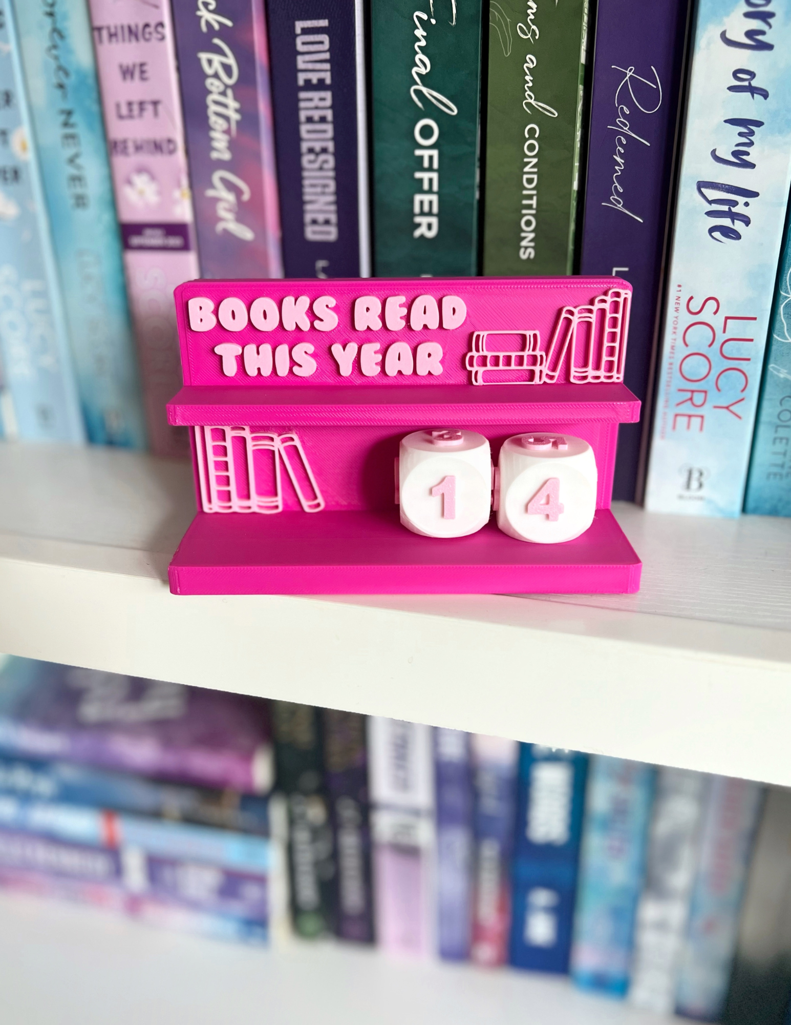 Valentine Books Read This Year Counter | Reading Tracker
