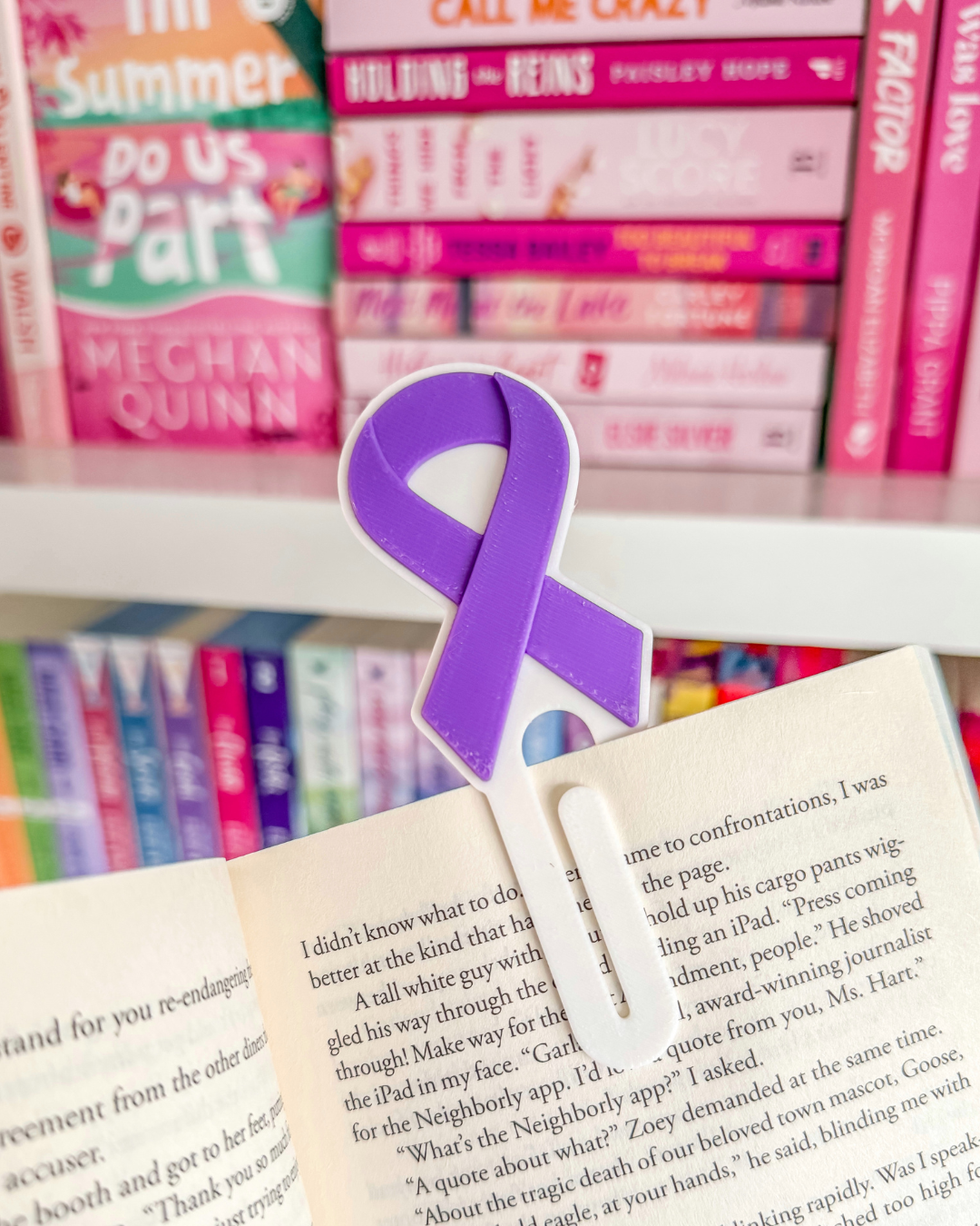 Ribbon Clip Bookmark | Awareness Ribbon