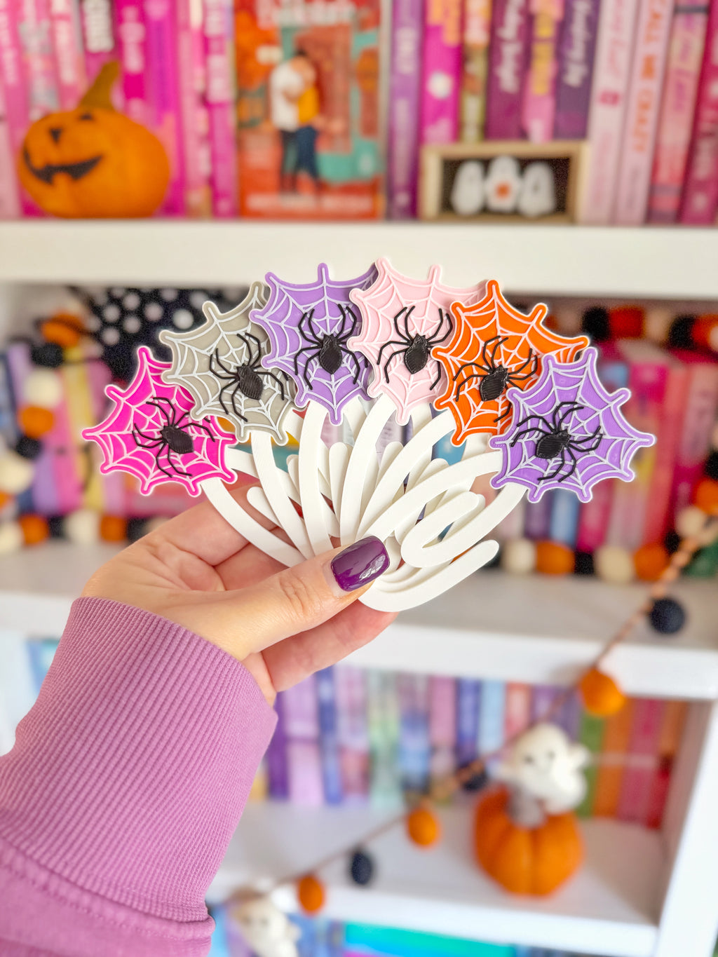 Spiderweb Heart Bookmark
