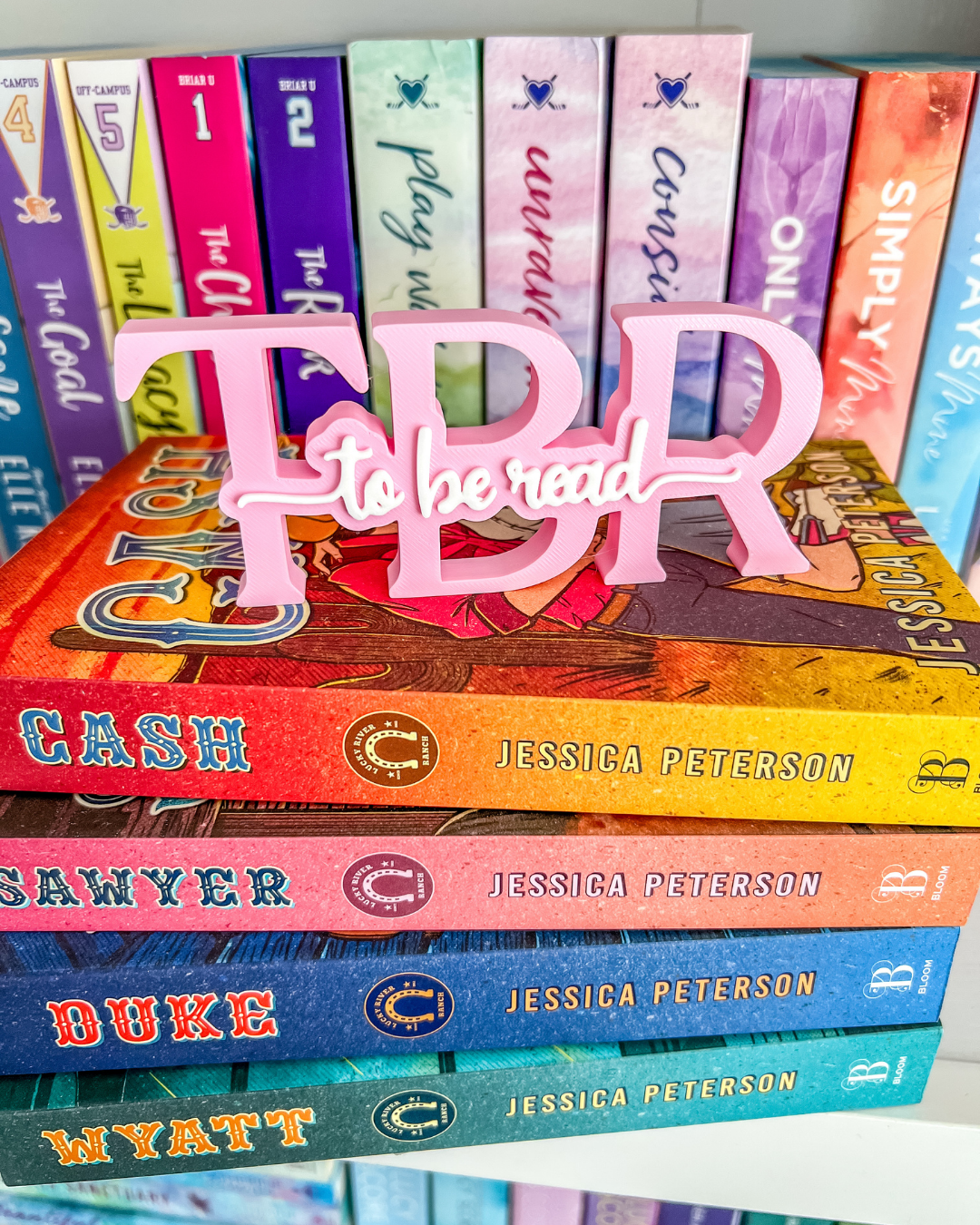 Bookshelf Sign | TBR Sign