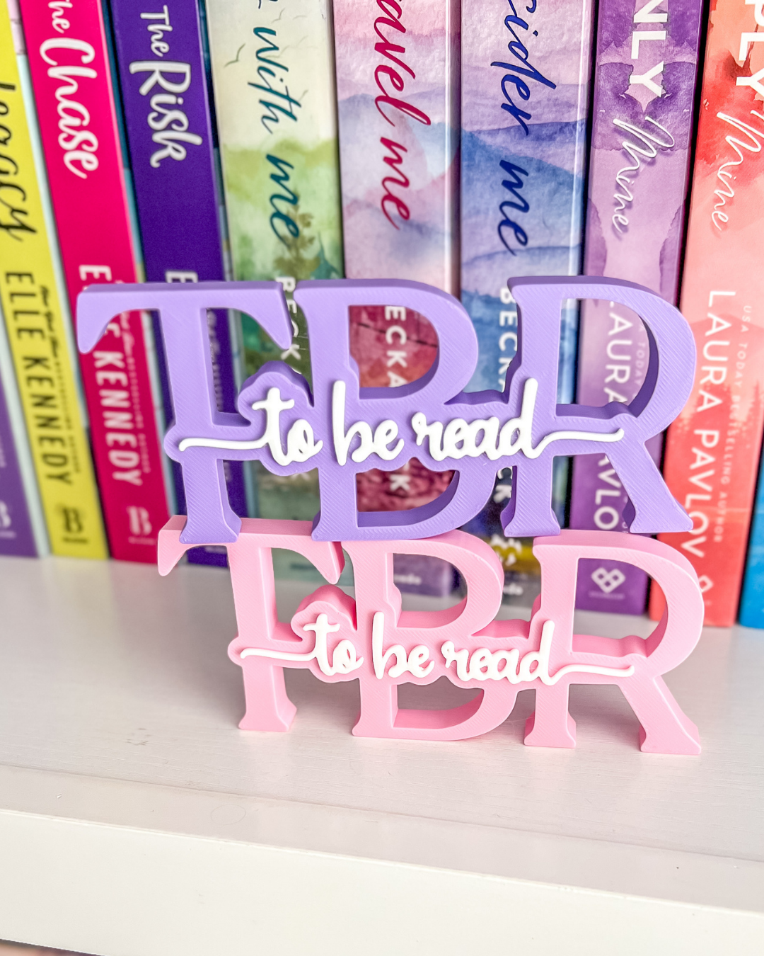 Bookshelf Sign | TBR Sign