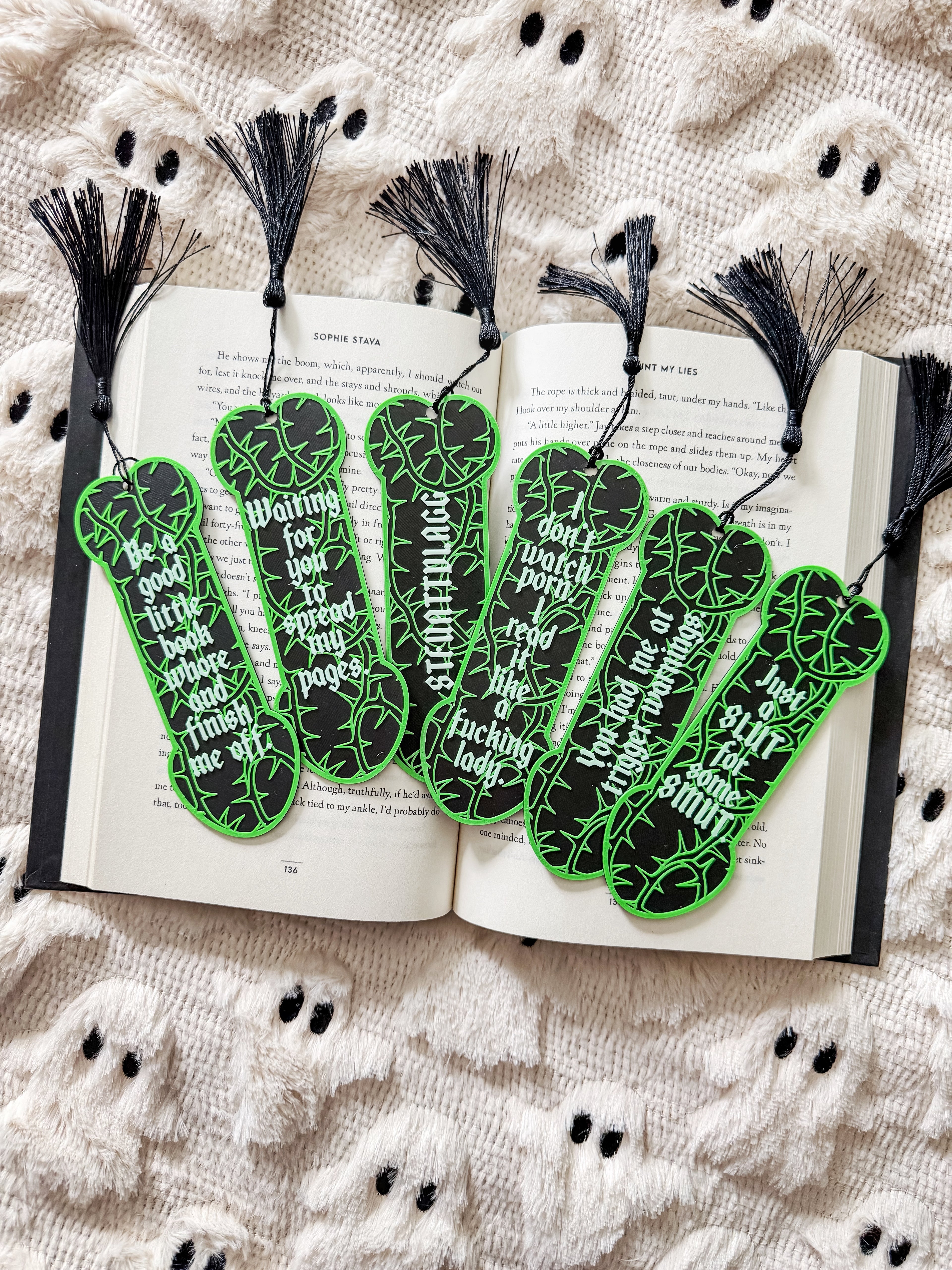 Franken-Ween Bookmark | Neon Green Edition