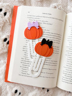 Pumpkin Bow Bookmark