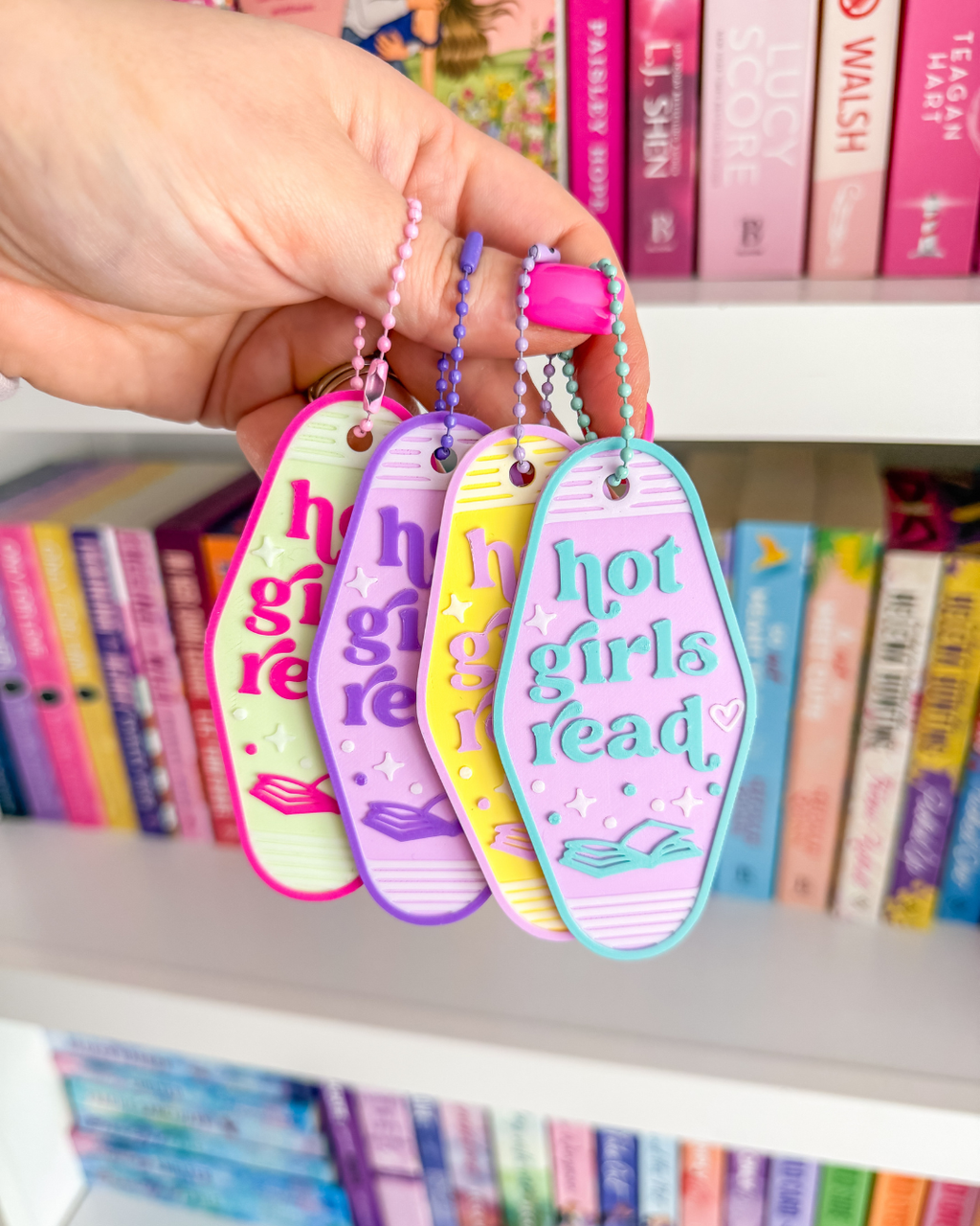 *NEW* Hot Girls Read Keychain