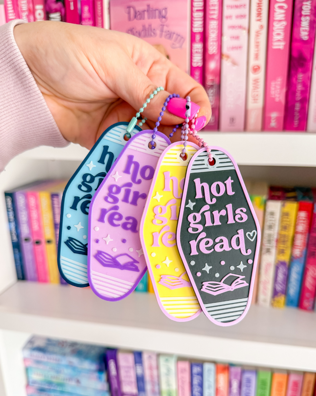 *NEW* Hot Girls Read Keychain