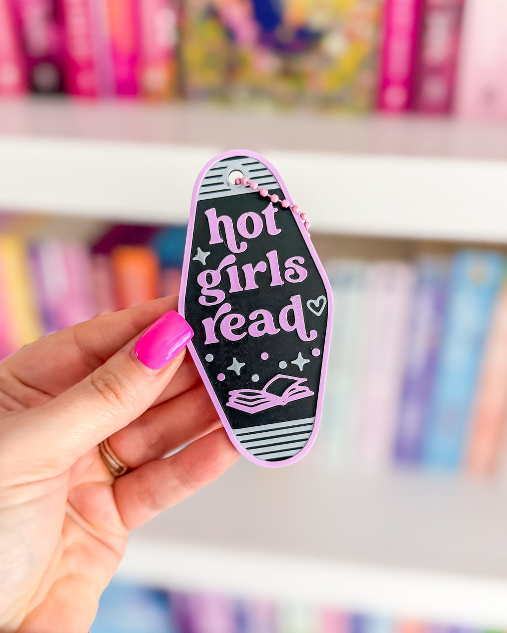*NEW* Hot Girls Read Keychain