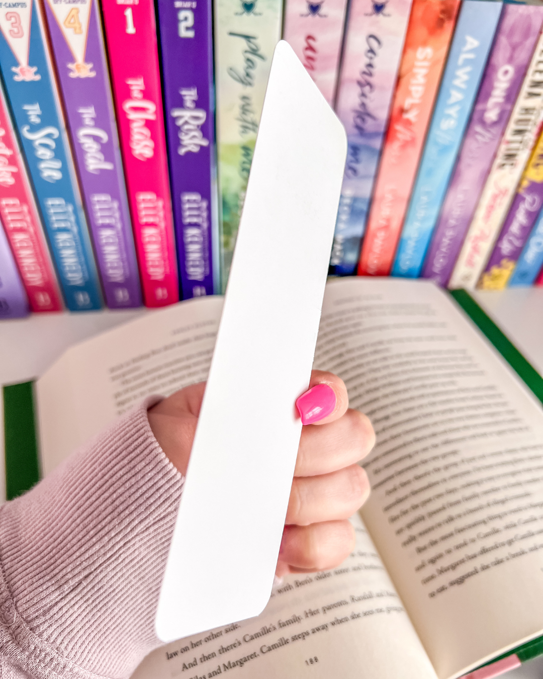 Floral “I Hate It Here” Bookmark | Moody Floral Bookmark for Readers | Aesthetic Book Accessory