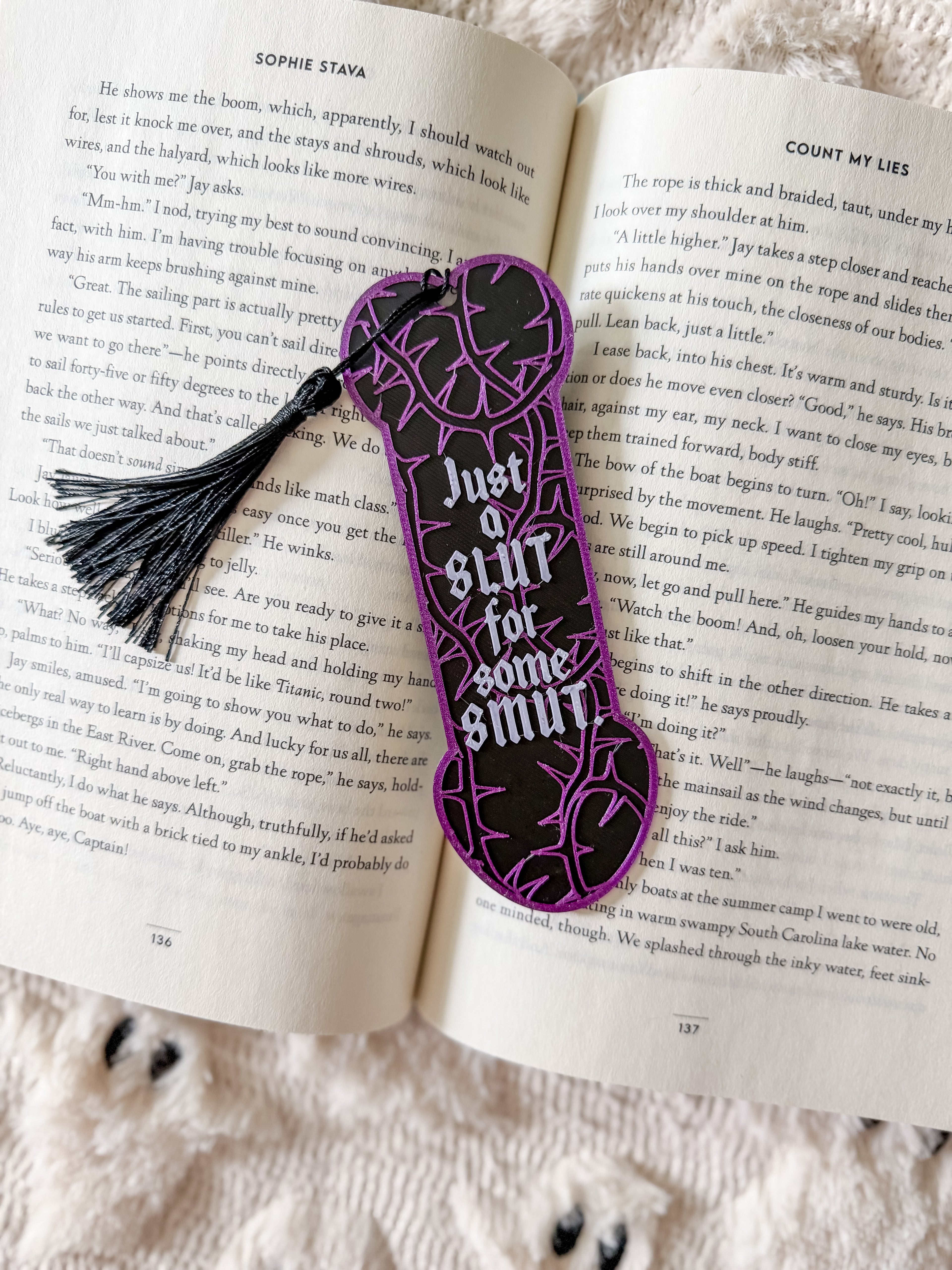 Spicy Richard Bookmarks | Purple Diamond Edition