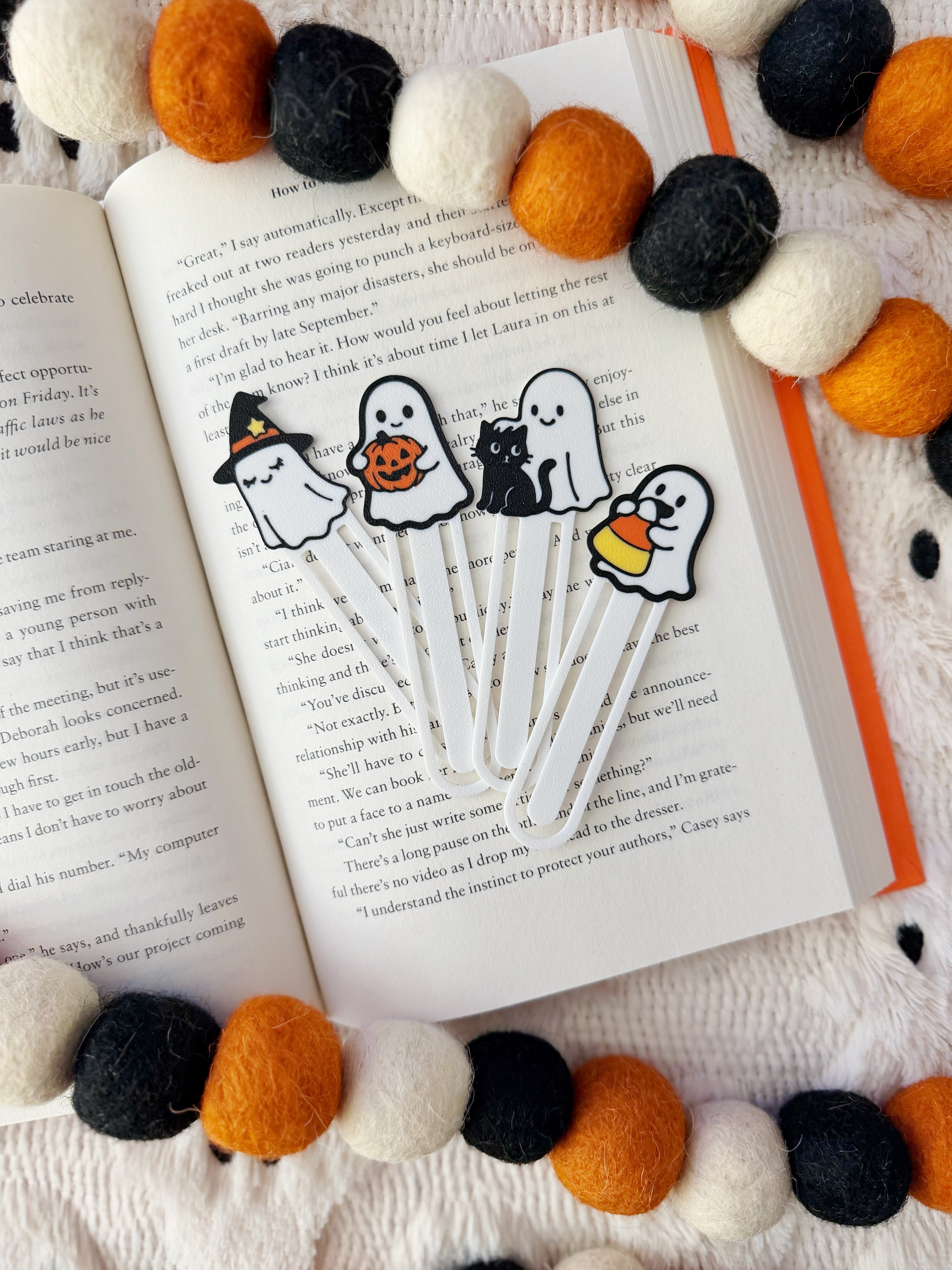 Ghostie Bookmark Bundle of 4