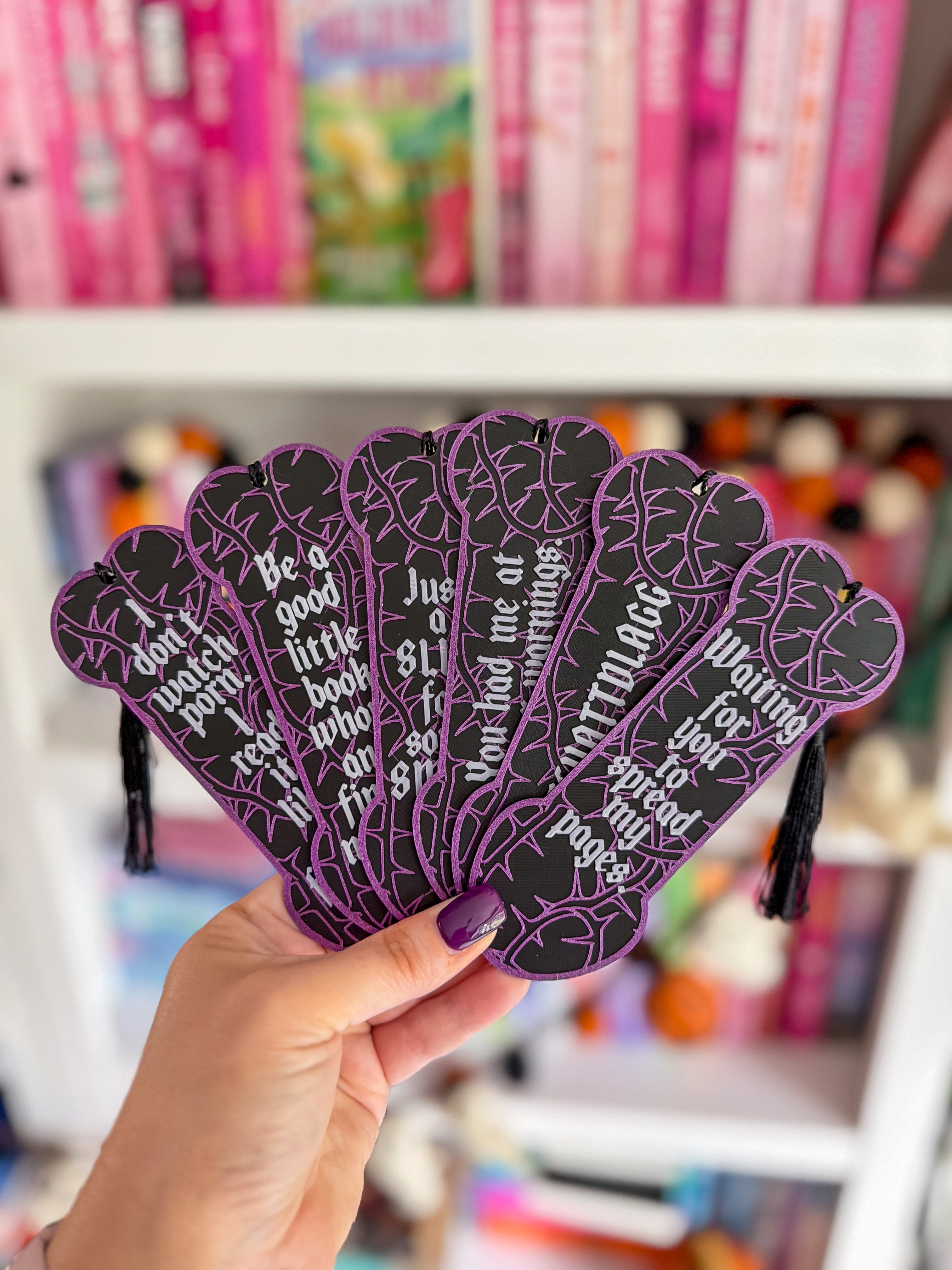 Spicy Richard Bookmarks | Purple Diamond Edition