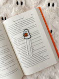 Jack-o’-Lantern Ghost Bookmark