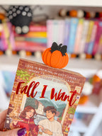 Pumpkin Bow Bookmark