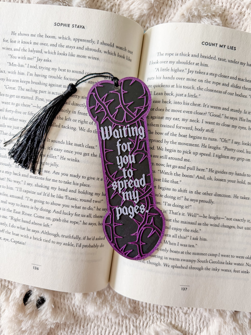Spicy Richard Bookmarks | Purple Diamond Edition