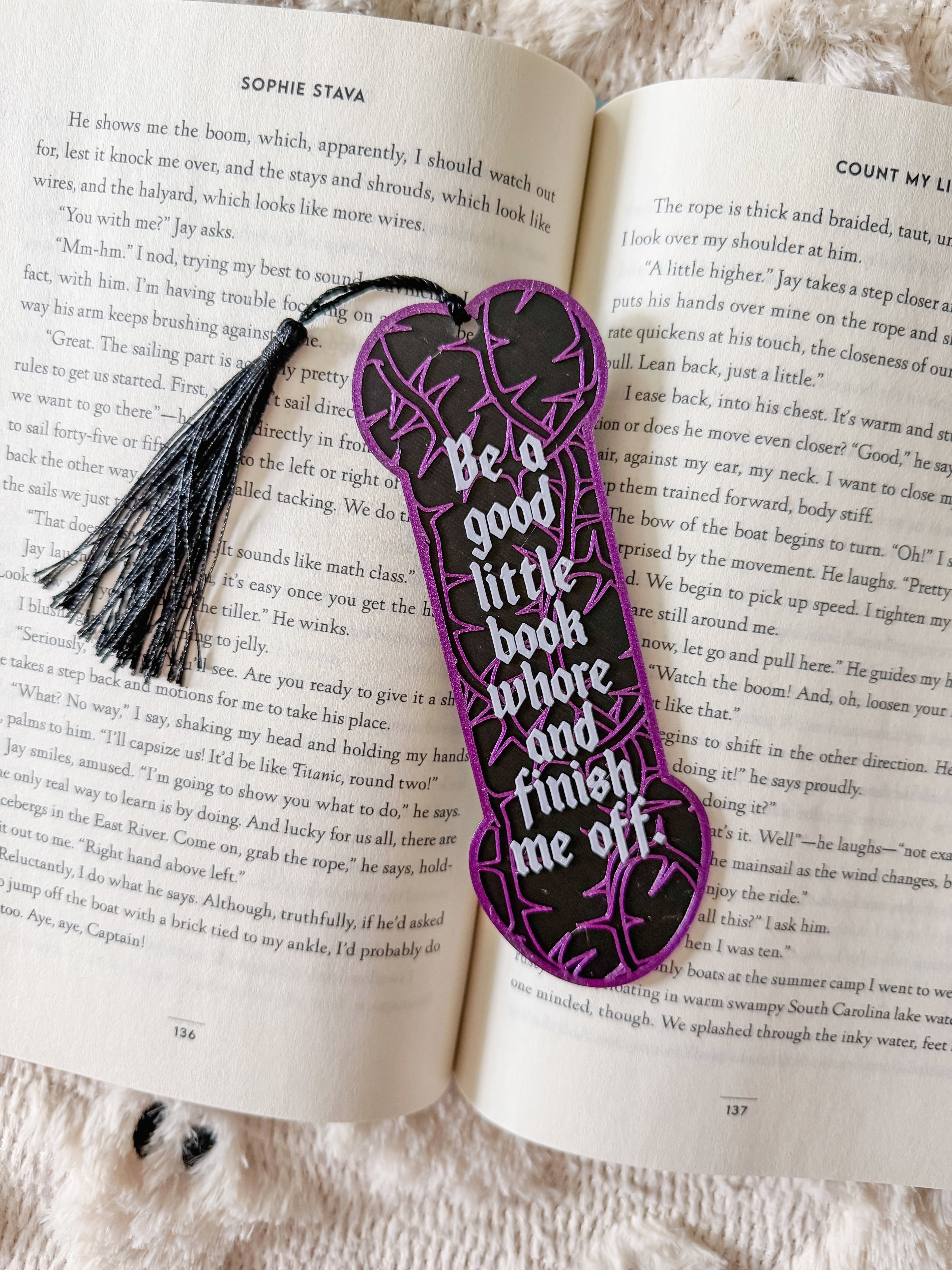 Spicy Richard Bookmarks | Purple Diamond Edition