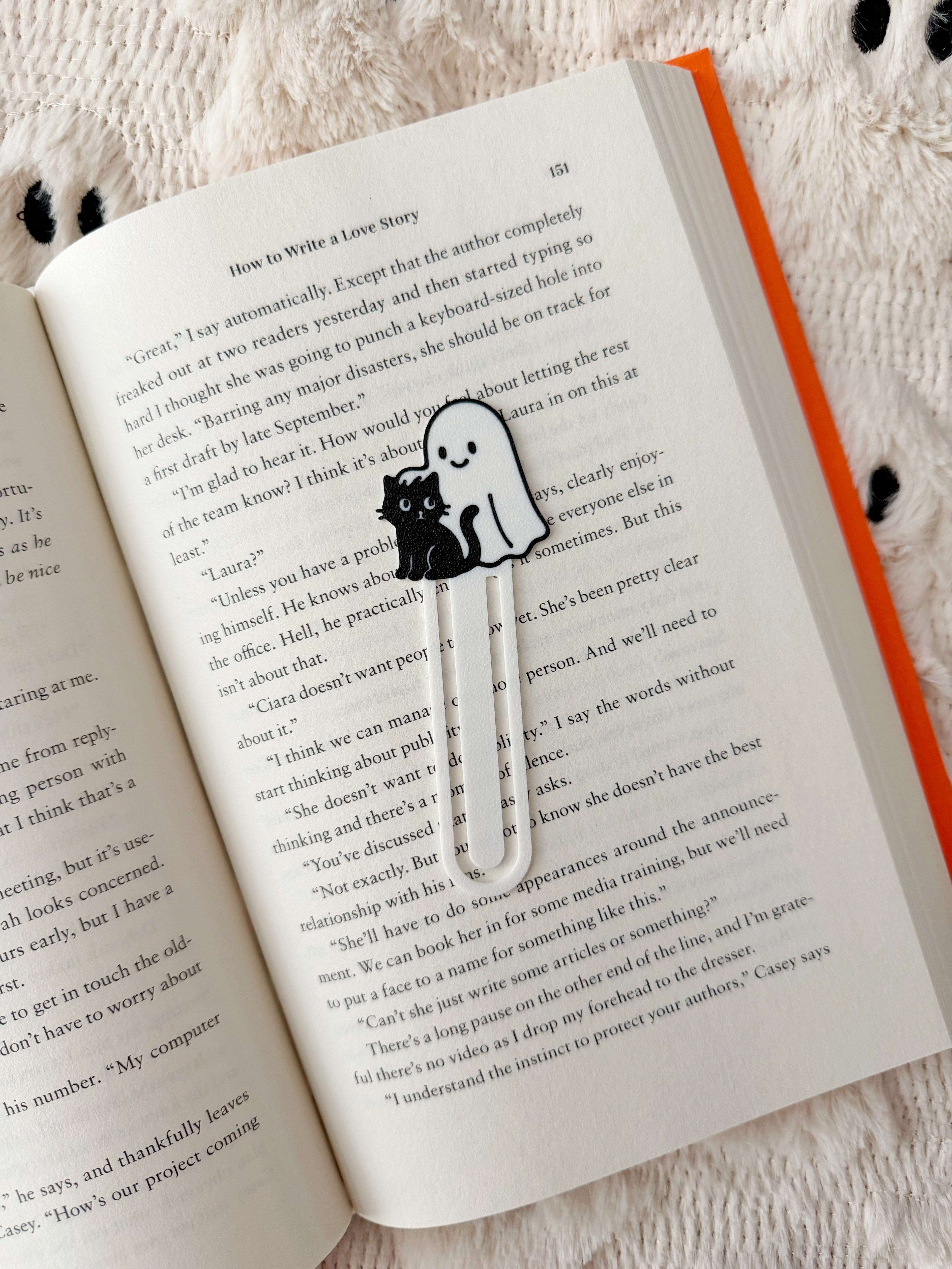 Black Cat Ghost Bookmark