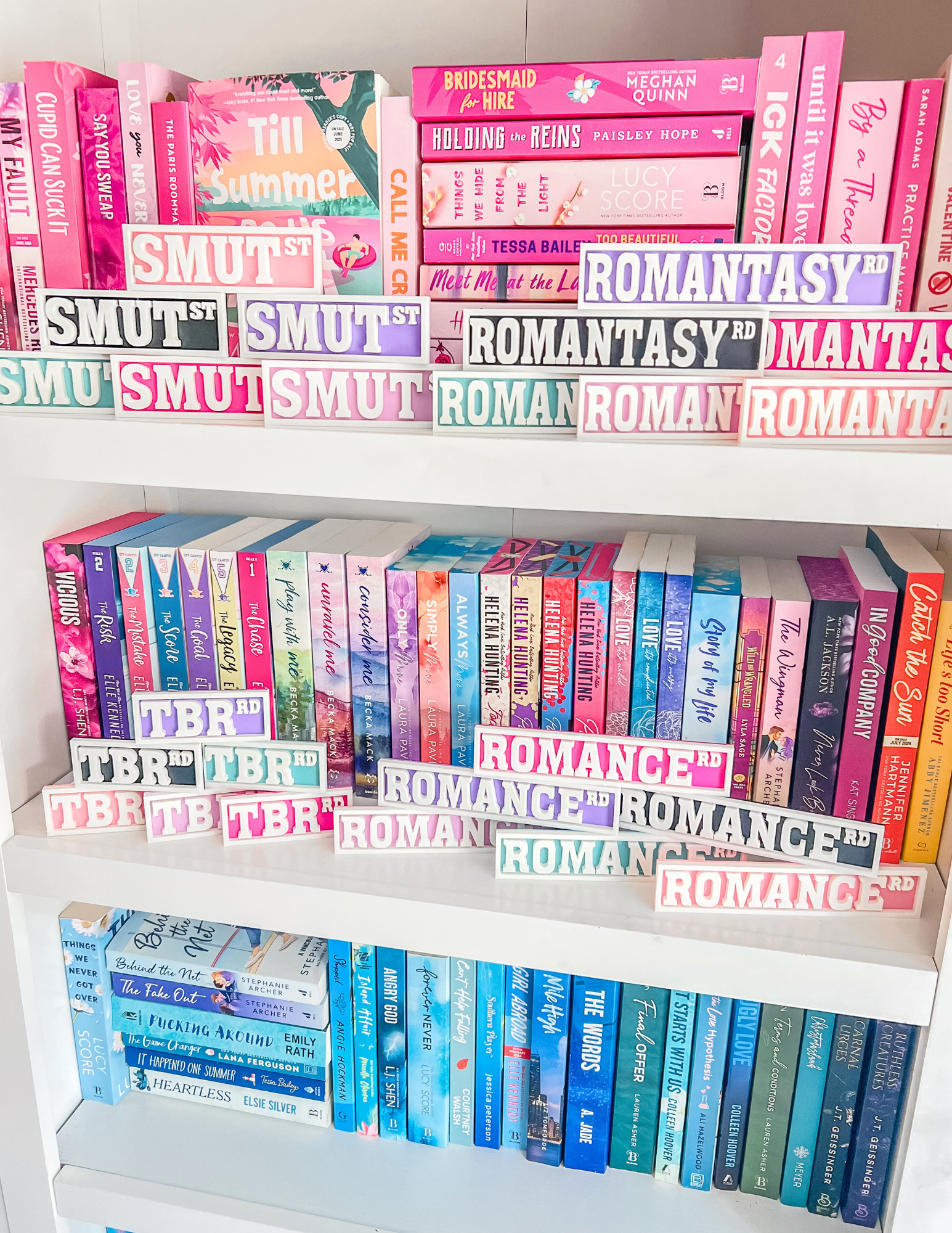 Road Signs | Bookshelf Decor for Readers