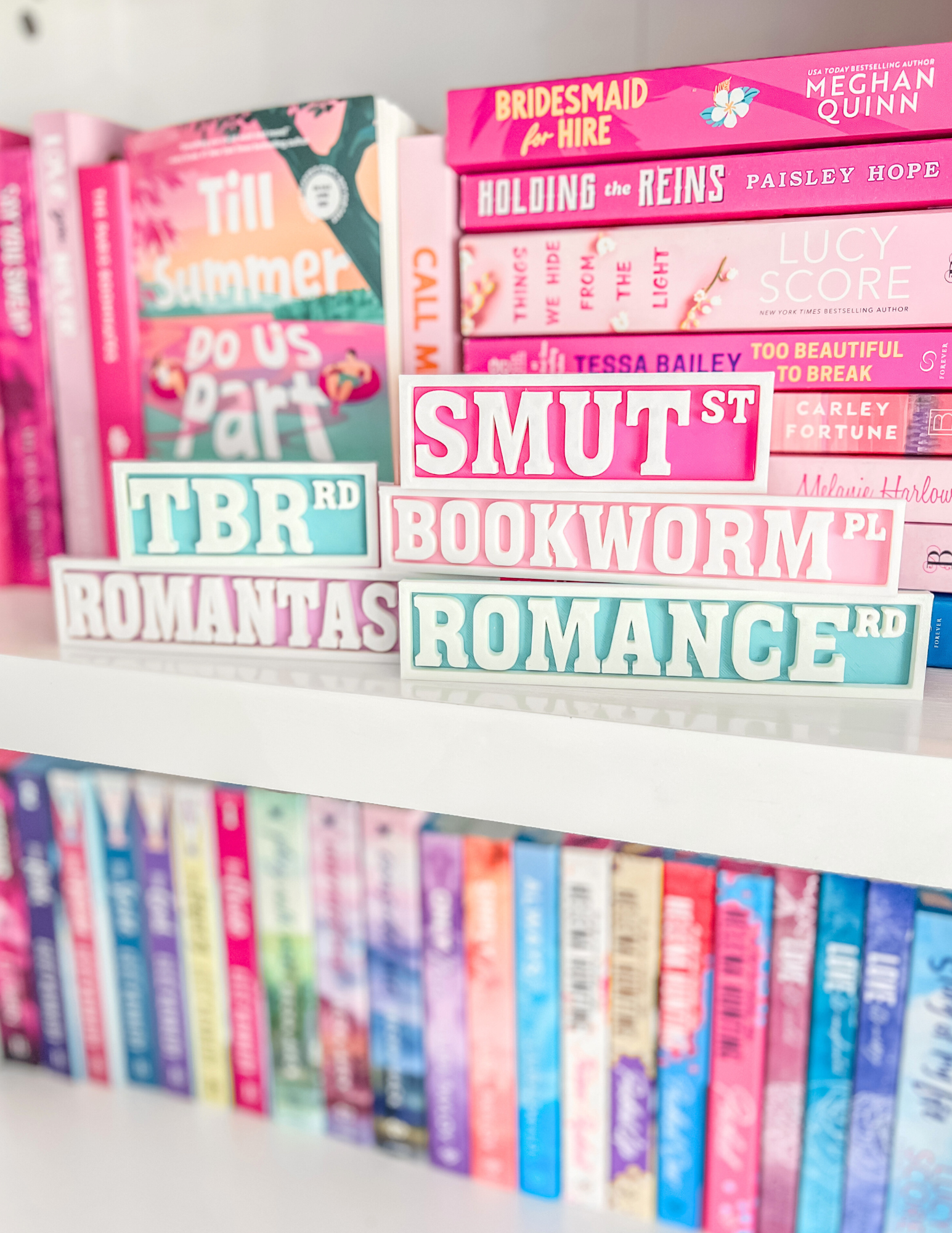 Road Signs | Bookshelf Decor for Readers